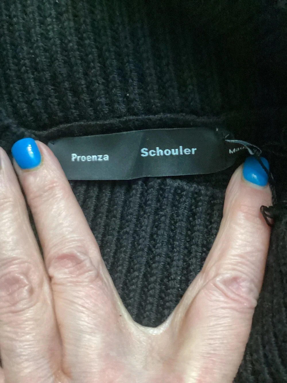 Proenza Schouler merino Wool Asymmetric  Sweater